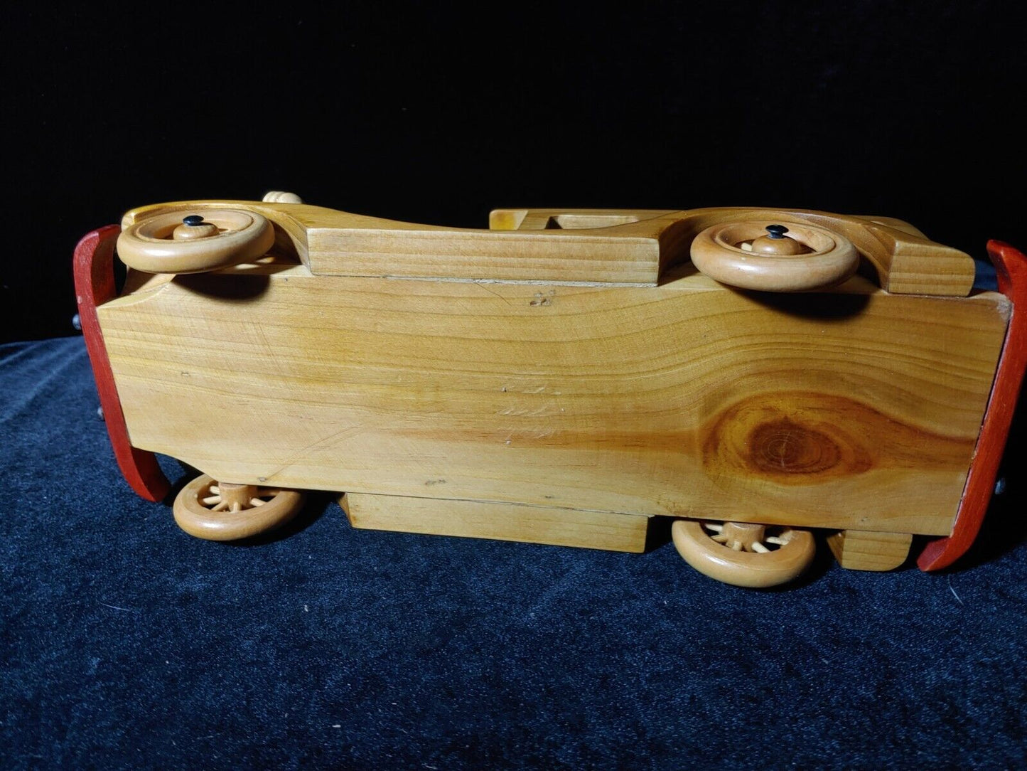 Vintage 30's Rolls Royce Wooden Car Model Handmade Perfect Condition