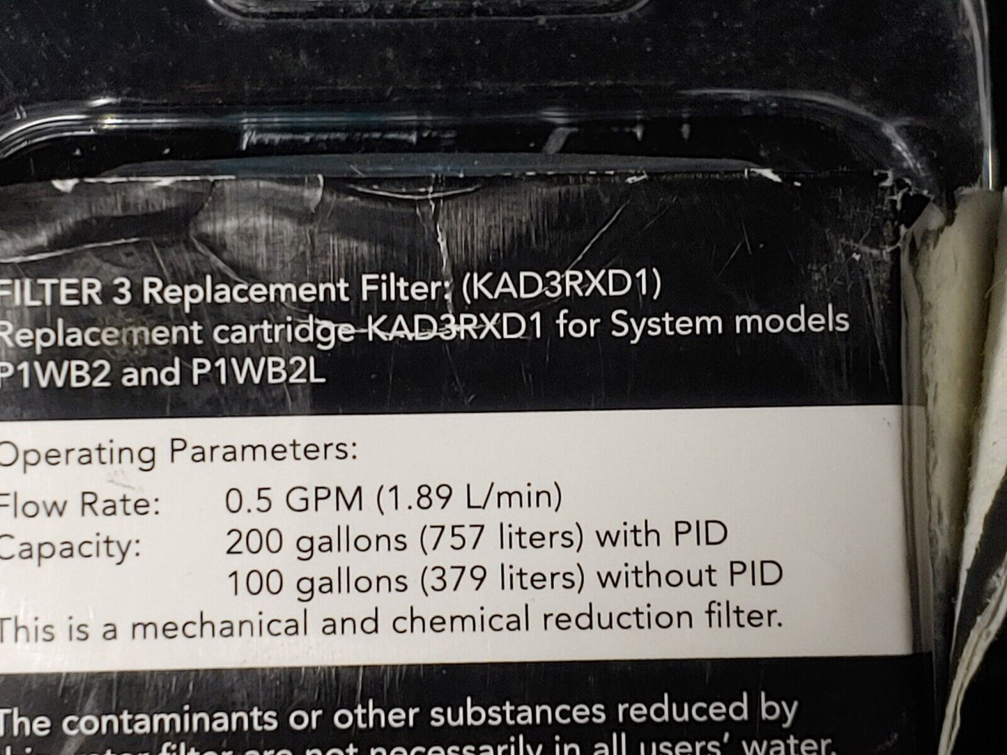 KitchenAid Refrigerator Ice and Water Filter 3 - KAD3RXD1, Single-Pack