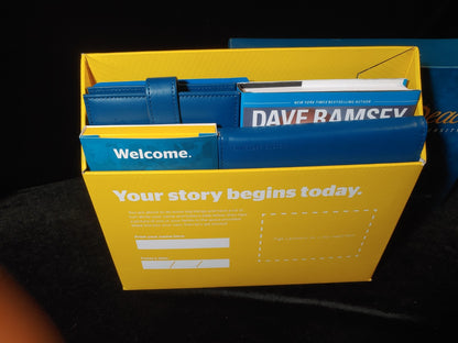NEW! Dave Ramsey's Financial Peace University kit box money slipcase Book CDs