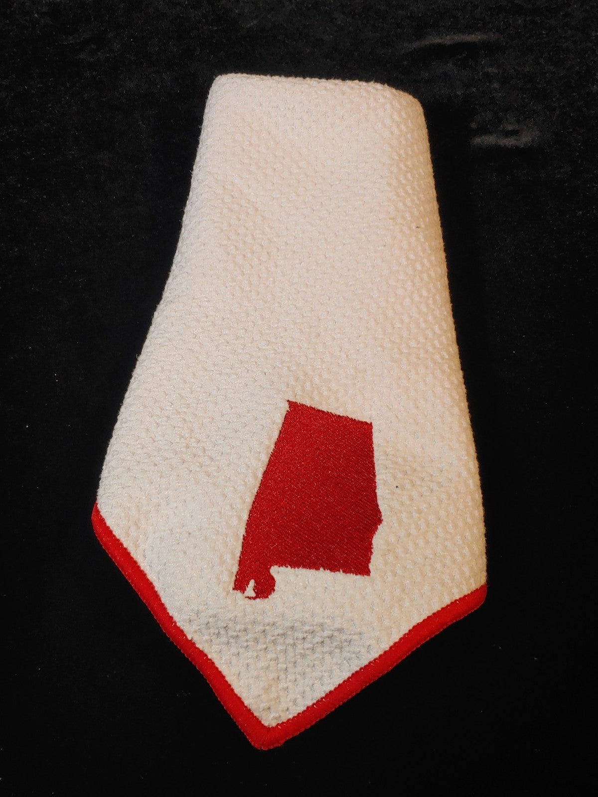 Alabama Embroidered Golf Towel 19" w/Bag Snap