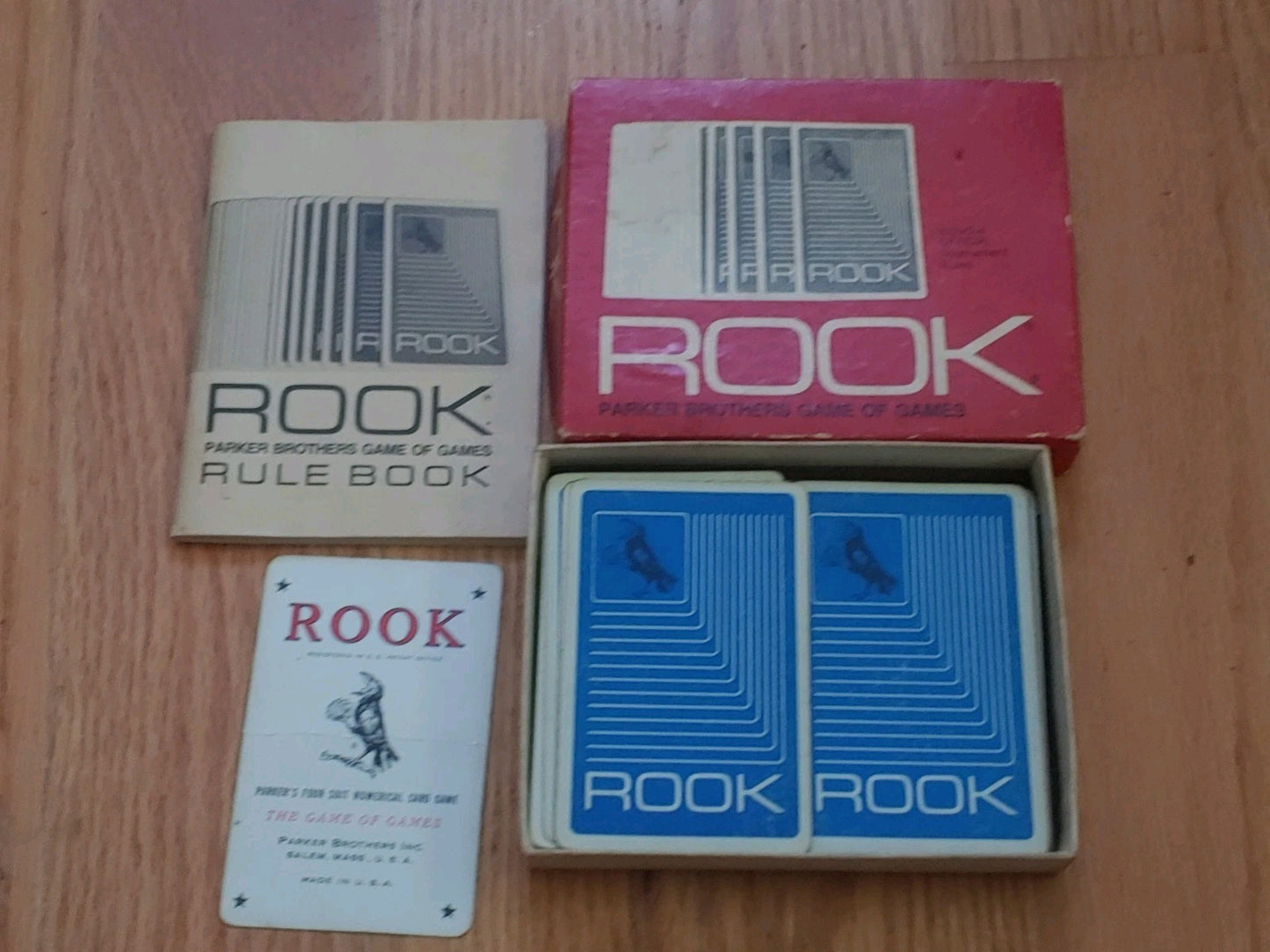 Vintage 1972 Parker Brothers Rook Card Game