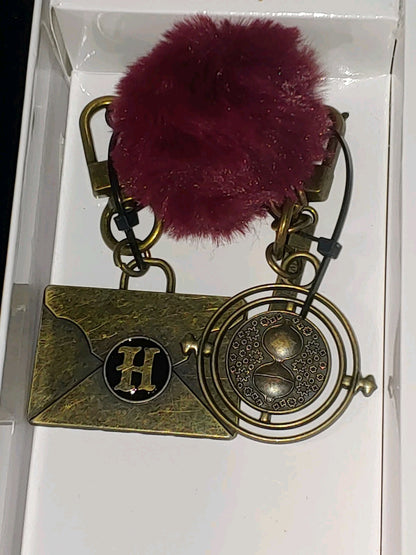 Harry Potter Mini Owl Backpack 3 Pc Set & Keychain Open Box New!