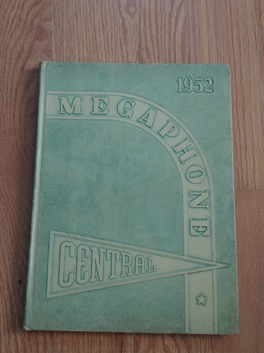 Vintage 1952 Central High School Megaphone Nashville TN Yearbook Annual