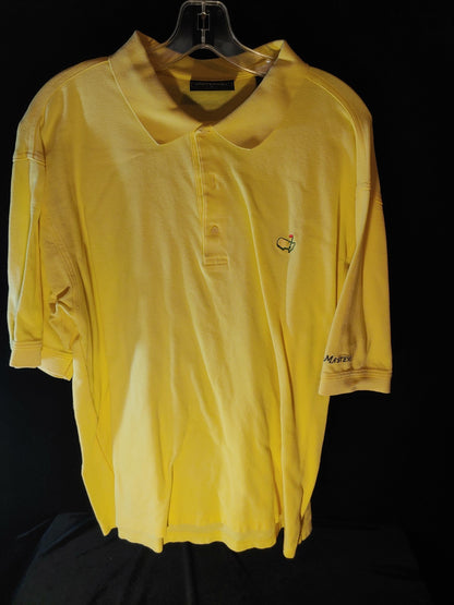 Augusta Masters Collection Yellow XL Short Sleeve Polo