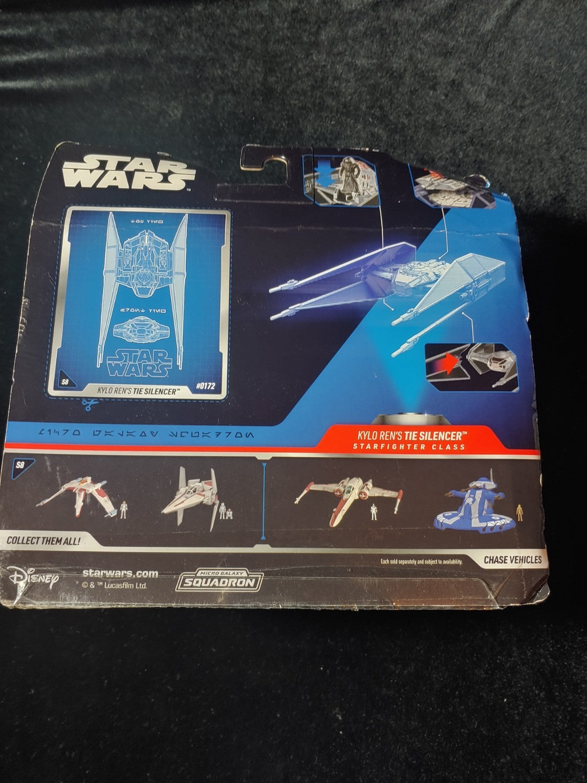NEW! Star Wars Micro Galaxy Squadron Series 8 #0172 Kylo Ren's Tie Silencer