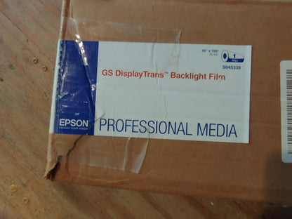 REDUCED! Epson GS Display Trans Backlight Film 30" x 100' 12 MIL Catalog S045339