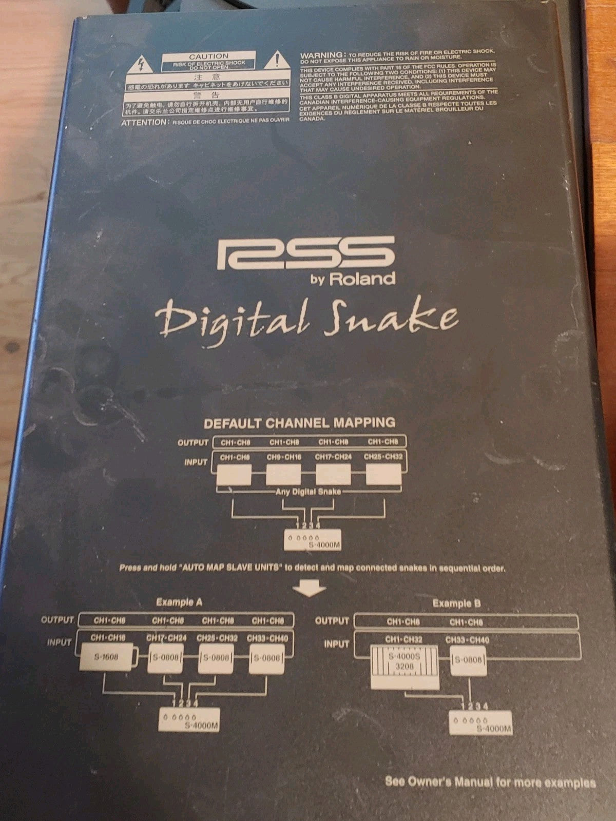 Roland S-4000M Digital Snake REAC