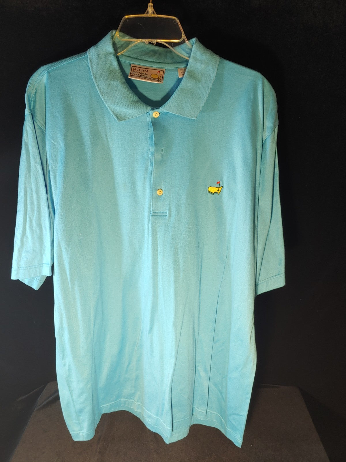 Slazenger Augusta National Golf Shop Masters Blue XL Short Sleeve Polo