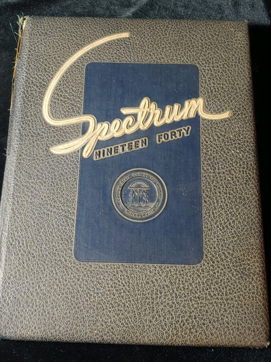 Vintage 1940 Georgia State College for Women Spectrum Yearbook Clean
