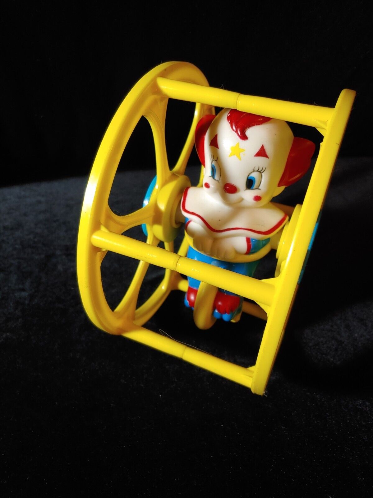 Vintage Bozo the Clown Rolling Baby Toy by Harmon LHPC 1950's