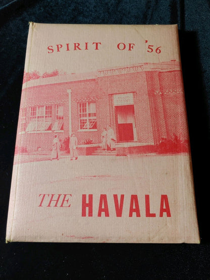 Vintage 1956 Havala Haleyville High School Haleyville Alabama Yearbook Annual