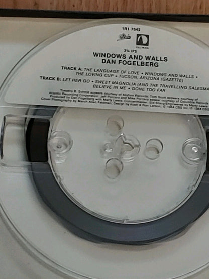 DAN FOGELBERG WINDOWS & WALLS 1984 Reel to Reel 7" 4 Track 3 3/4 LOW PRODUCTION!