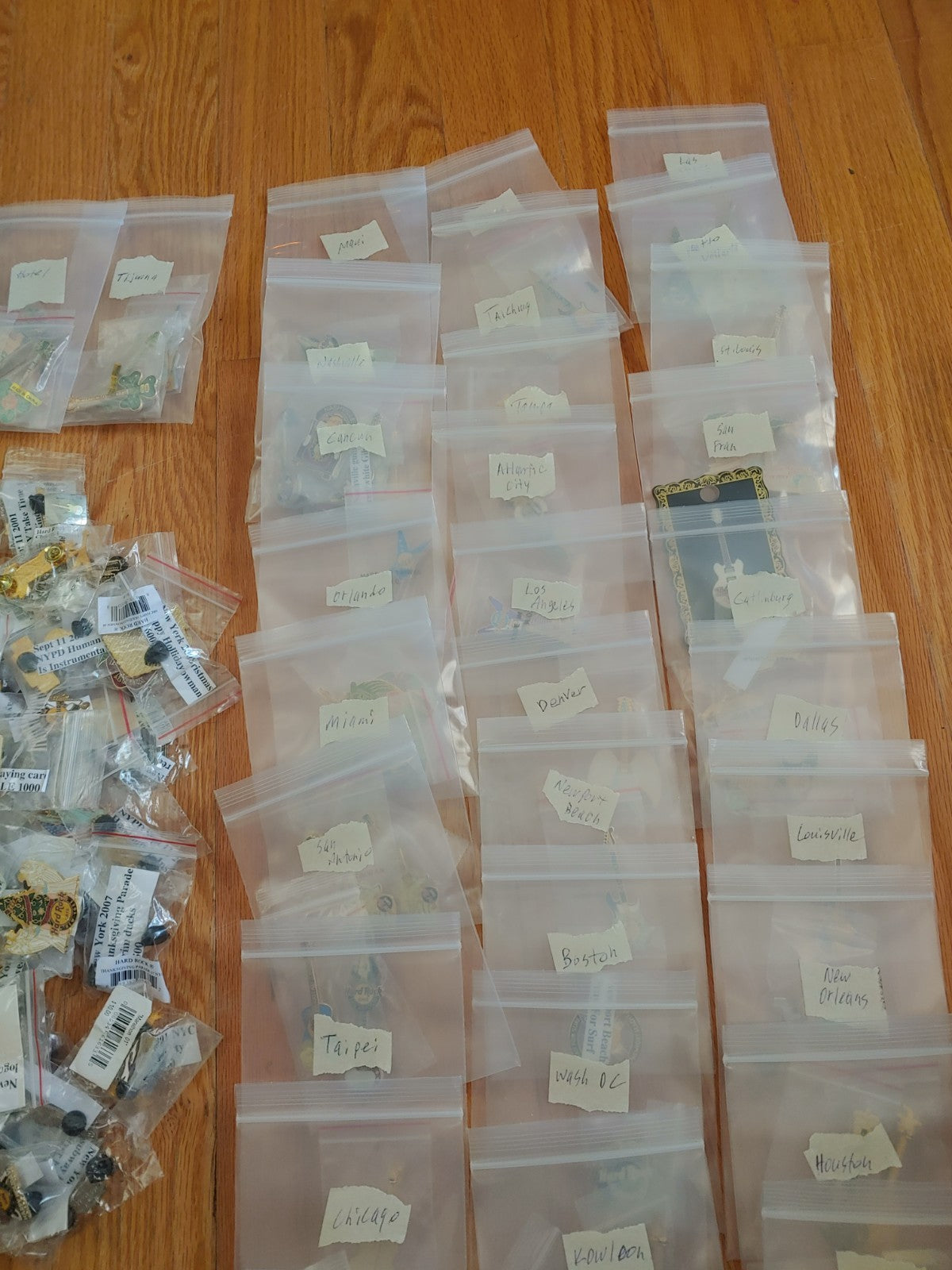 REDUCED! Hard Rock Cafe Pin Lot about 225-see desc