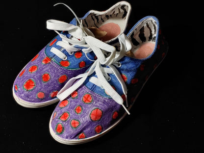 NEW! Vans Handmade Women's Shoes Tie Dye Sneakers Low Top Canvas Size 9