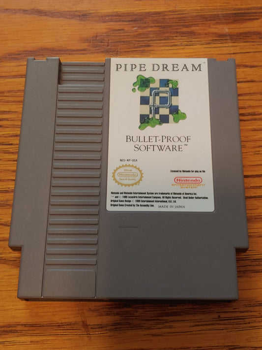 Pipe Dream NES 1985 Video Game Cartridge Great Condition