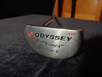 Odyssey Golf Dual Force Rossie II Putter 33" Rare LH Brand New Odyssey Grip