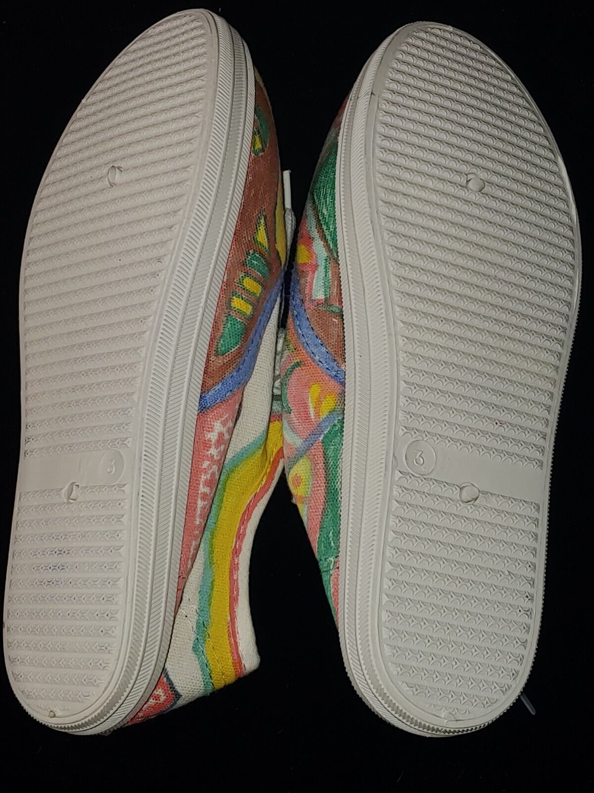 NEW! Vans Handmade Women's Shoes Tie Dye Sneakers Low Top Canvas Size 3
