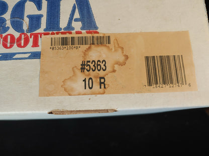 NEW! Georgia Industrial Boot CarboTec Water Resistant Leather Work Boot Size 10R