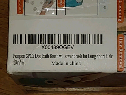 REDUCED! 3PCS Dog Bath Brush Toothbrush, for Pet Dog,Cat