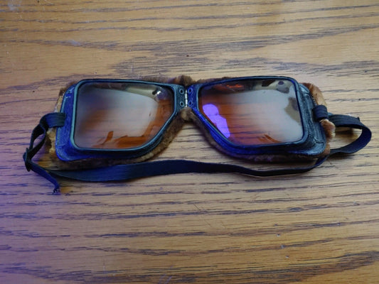 Vintage Pilot Flying Goggles WWII Possibly Japanese