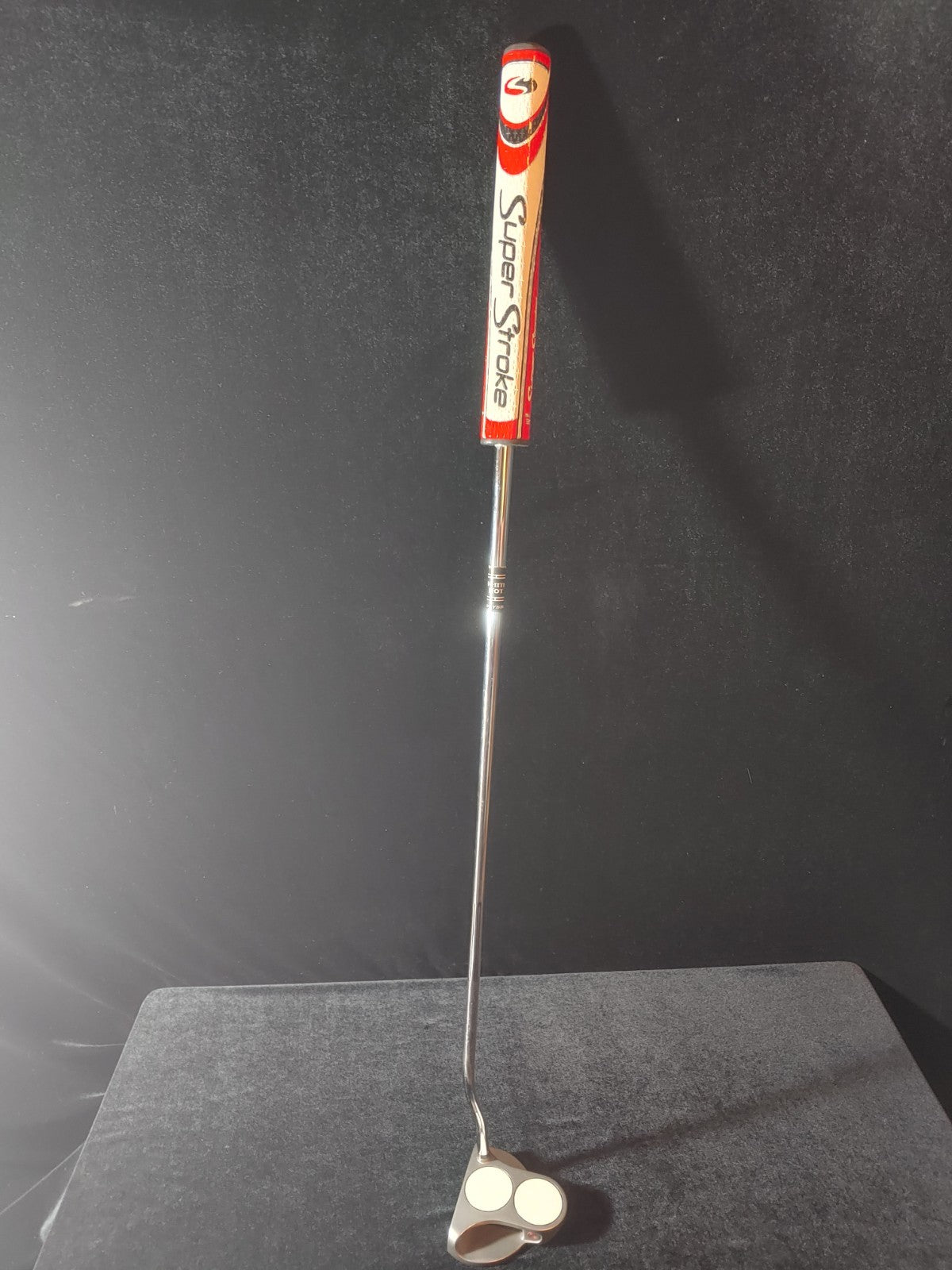 LH Odyssey White Hot 2-Ball Putter New Super Stroke Grip 34.5”