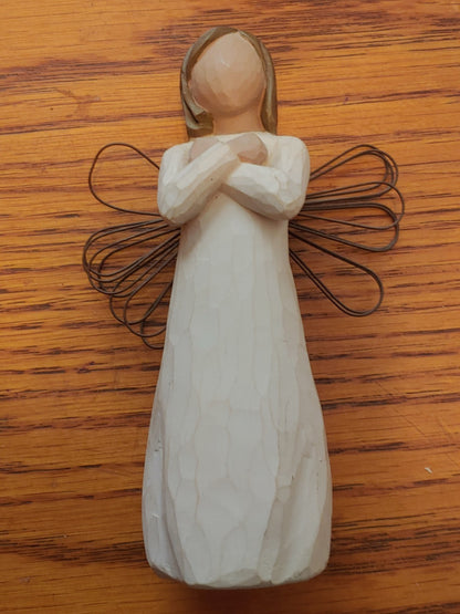 Willow Tree Angel Sign For Love 2003 Susan Lordi Figurine