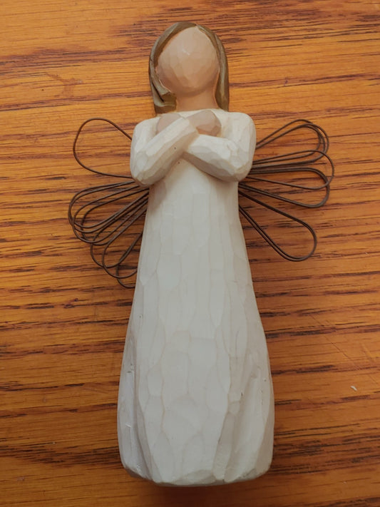 Willow Tree Angel Sign For Love 2003 Susan Lordi Figurine