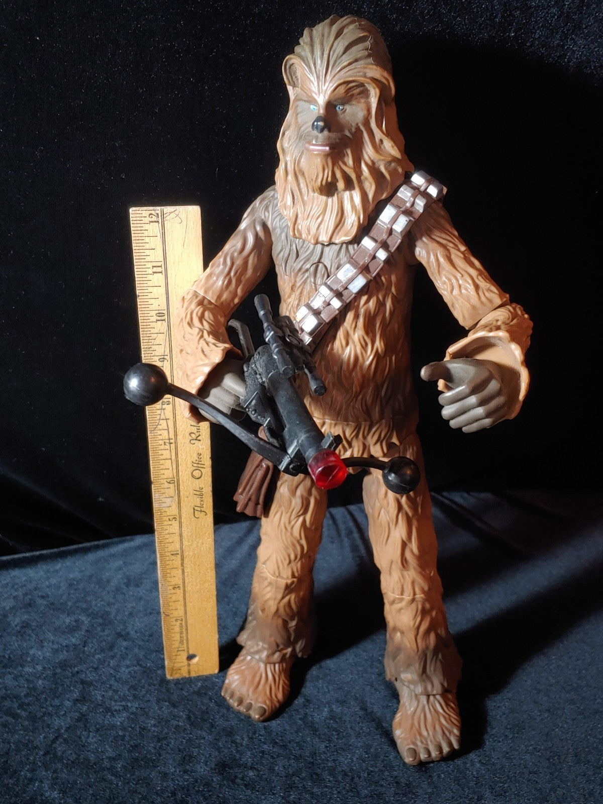 CHEWBACCA TALKING ACTION FIGURE DISNEY STORE RARE 2014 STAR WARS 15"