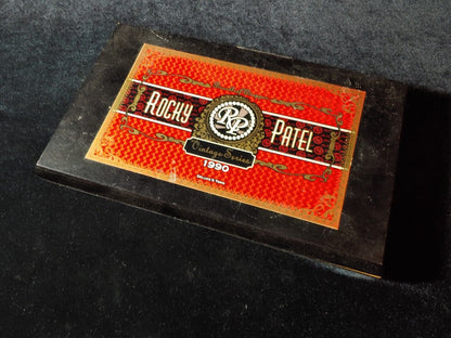 Rocky Patel Broadleaf Wrapper Vintage Series 1990 Wood Cigar Box 12" x 7" x 1.5"