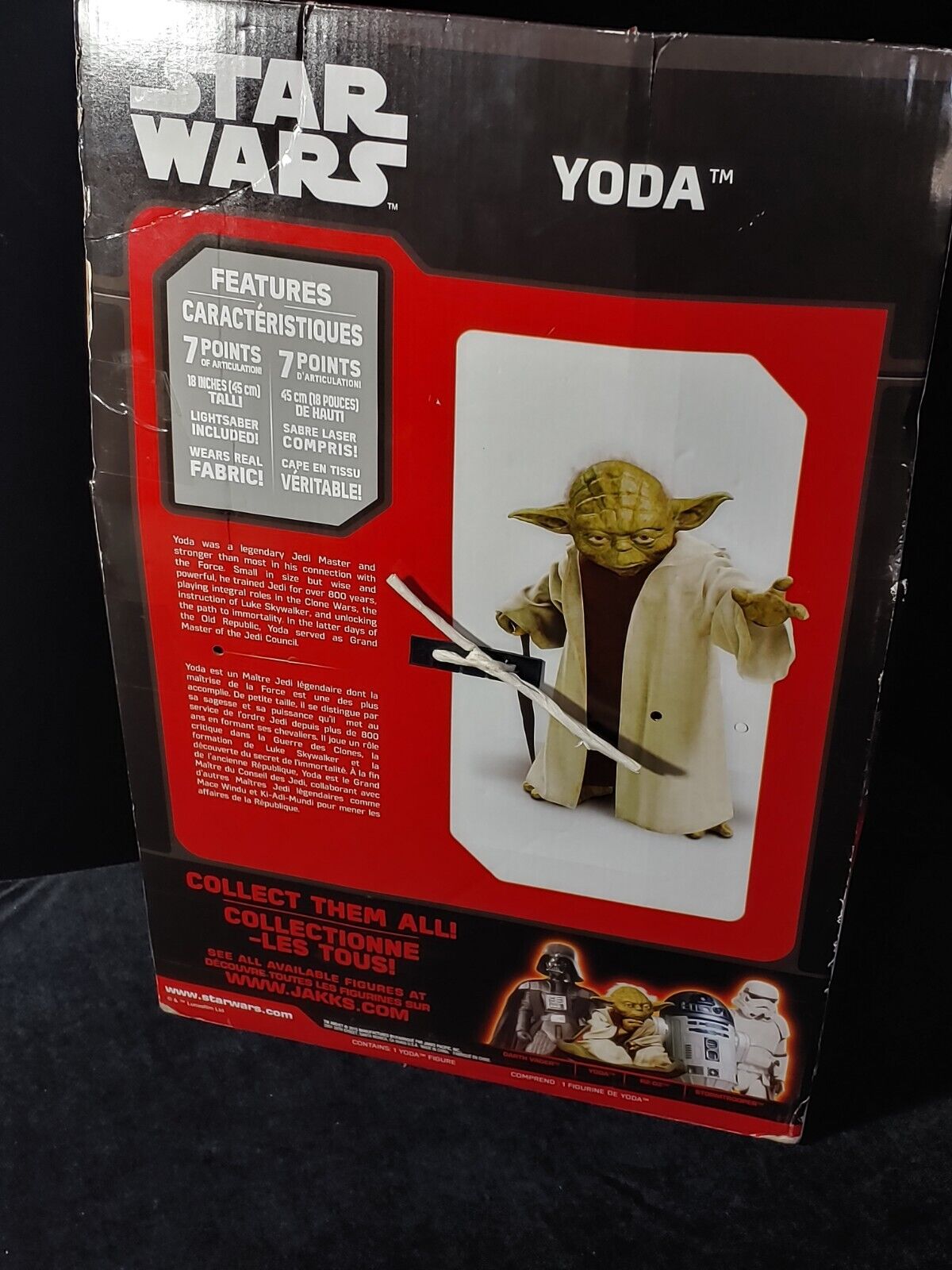 NEW! YODA  jakks pacific NEW star wars 18" inch tall big figure