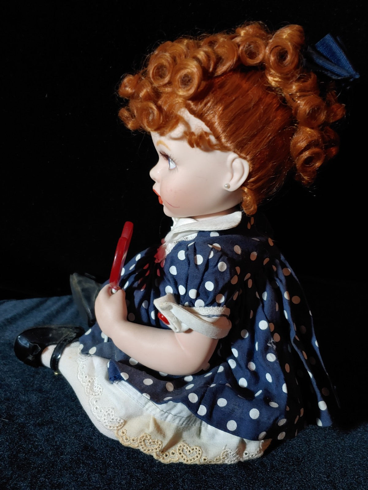Franklin Mint Porcelain I Love Lucy Portrait Baby Doll 9"