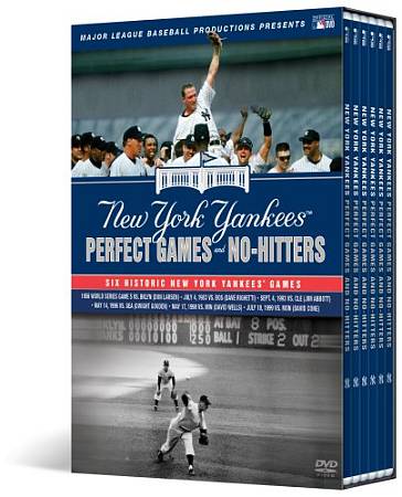 NEW! NEW YORK YANKEES: PERFECT GAMES & NO HITTERS (1956-1999) - 6 DVD SET 2009