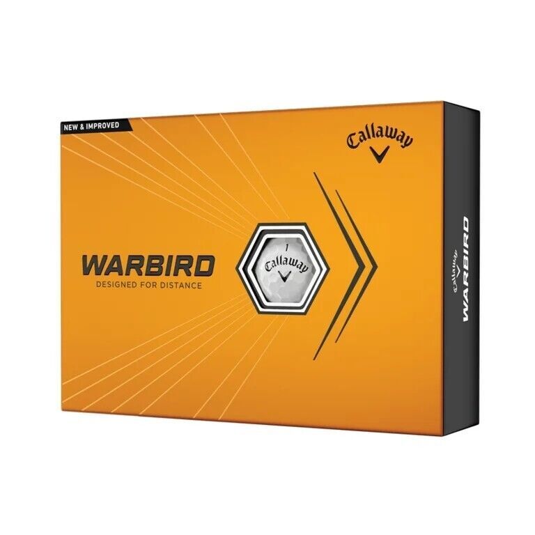 NIB! Callaway Warbird Golf BALLS White Dozen