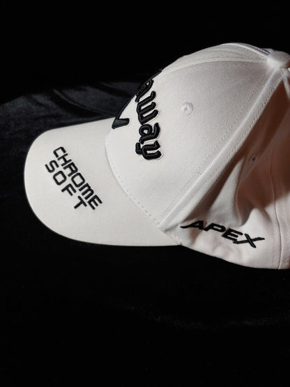 New! Callaway Chrome Soft Odyssey Tour Authentic White Strapback Golf Hat Cap