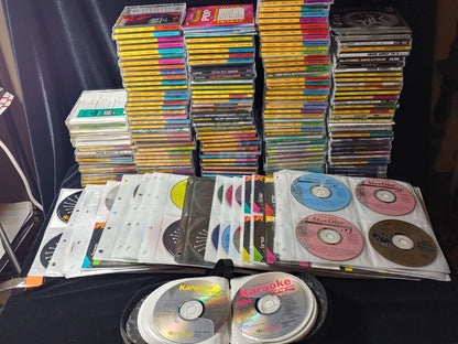 REDUCED! 400+ CDG KARAOKE MUSIC SET LOT CD+G COUNTRY ROCK POP MISC