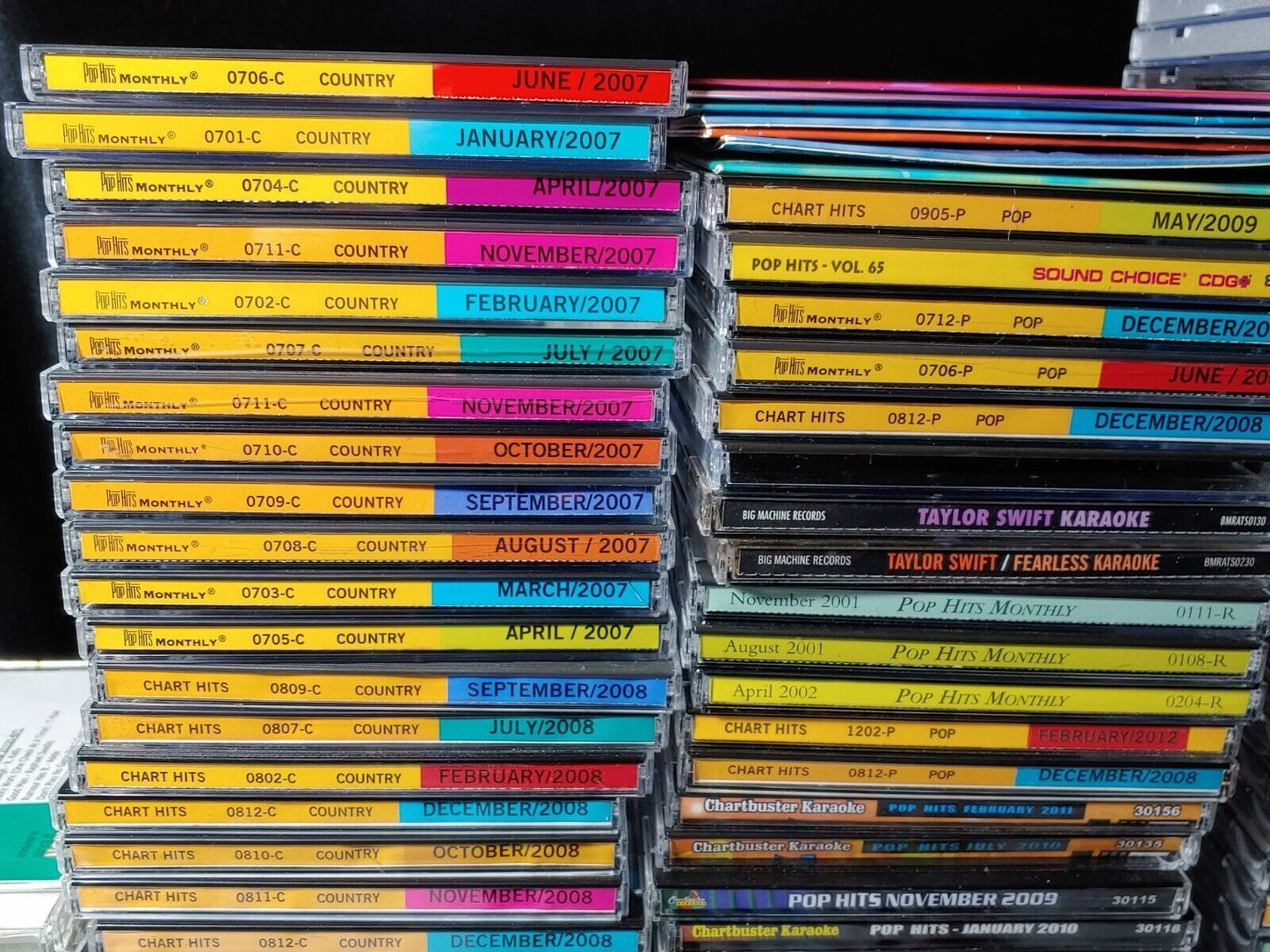 REDUCED! 400+ CDG KARAOKE MUSIC SET LOT CD+G COUNTRY ROCK POP MISC