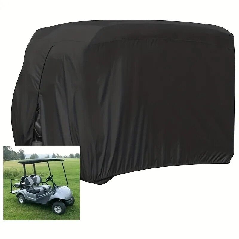 Reduced! Heavy Duty Waterproof Black Golf Cart Cover Fits Club Car EZGO Yamaha