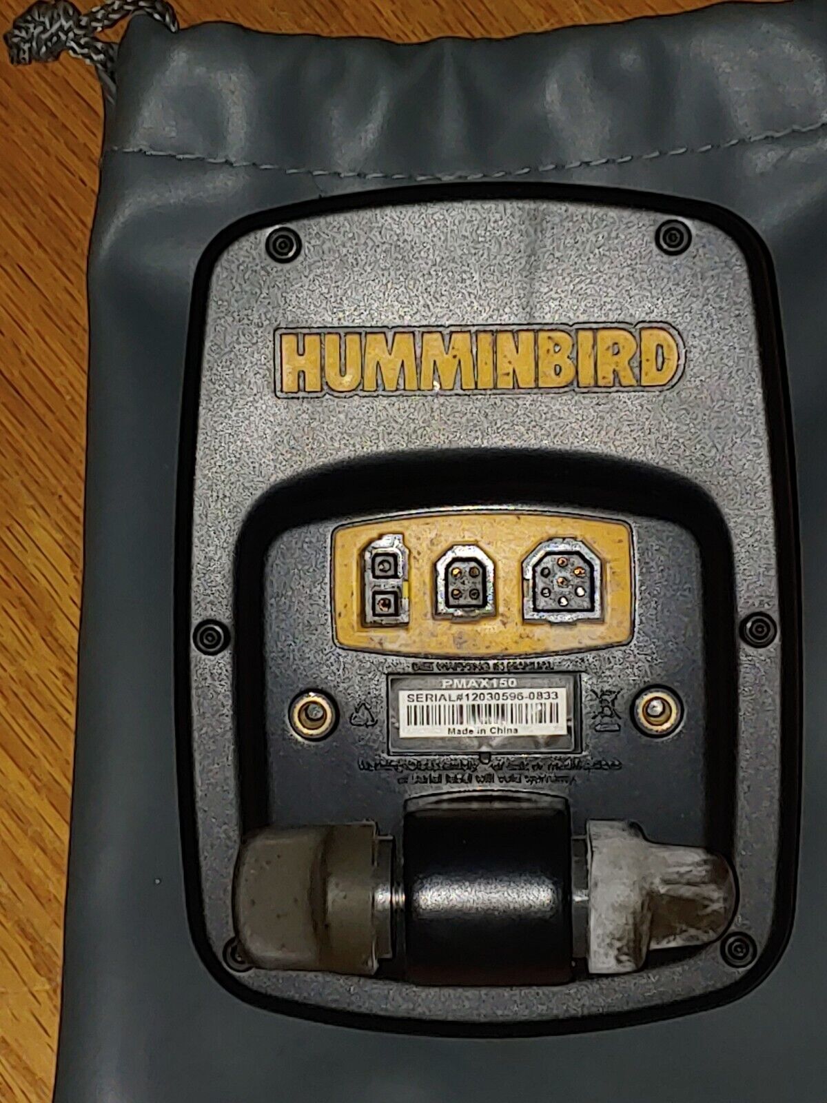 Hummingbird PMAX 150 Fish Finder w/Case Head Unit Excellent Condition