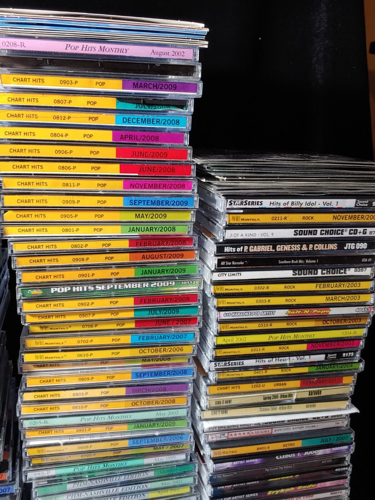 REDUCED! 400+ CDG KARAOKE MUSIC SET LOT CD+G COUNTRY ROCK POP MISC